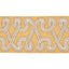 Schumacher Maize Freeform Embroidered Tape
