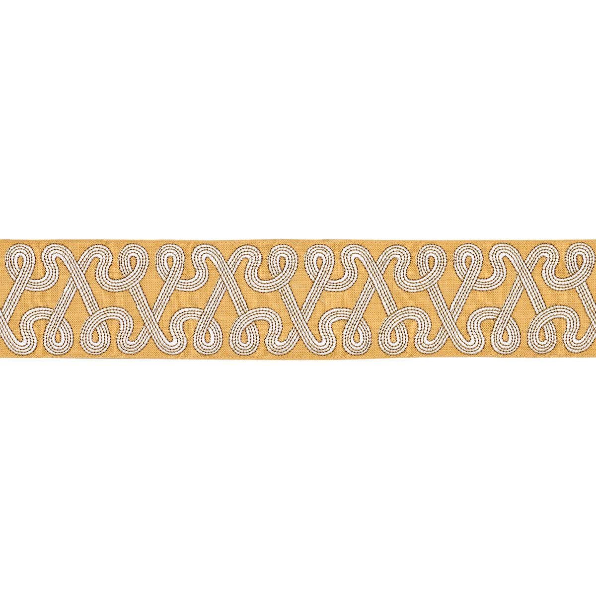 Schumacher Maize Freeform Embroidered Tape
