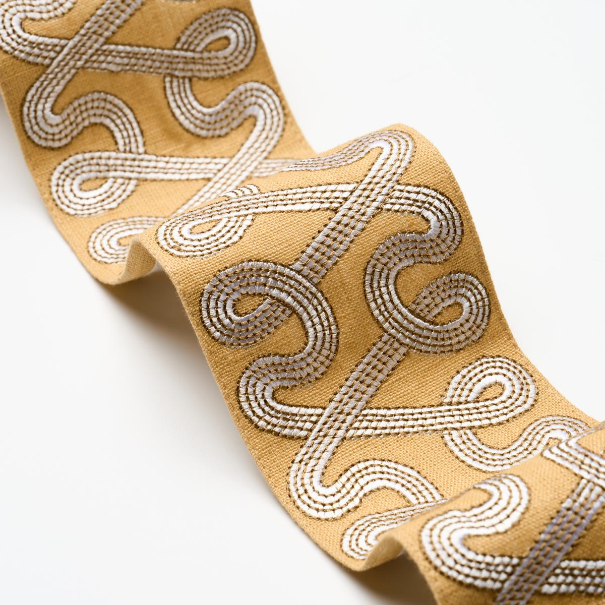 Schumacher Maize Freeform Embroidered Tape