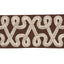 Schumacher Chocolate Freeform Embroidered Tape