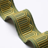 Schumacher Olive Arches Embroidered Tape Medium