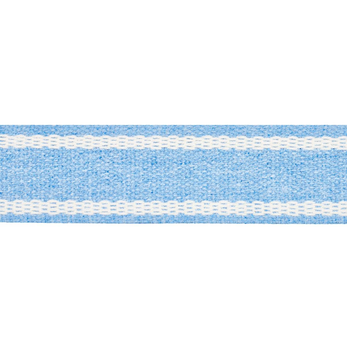 Schumacher Sullivan Tape Narrow Indoor/Outdoor Blue Trim