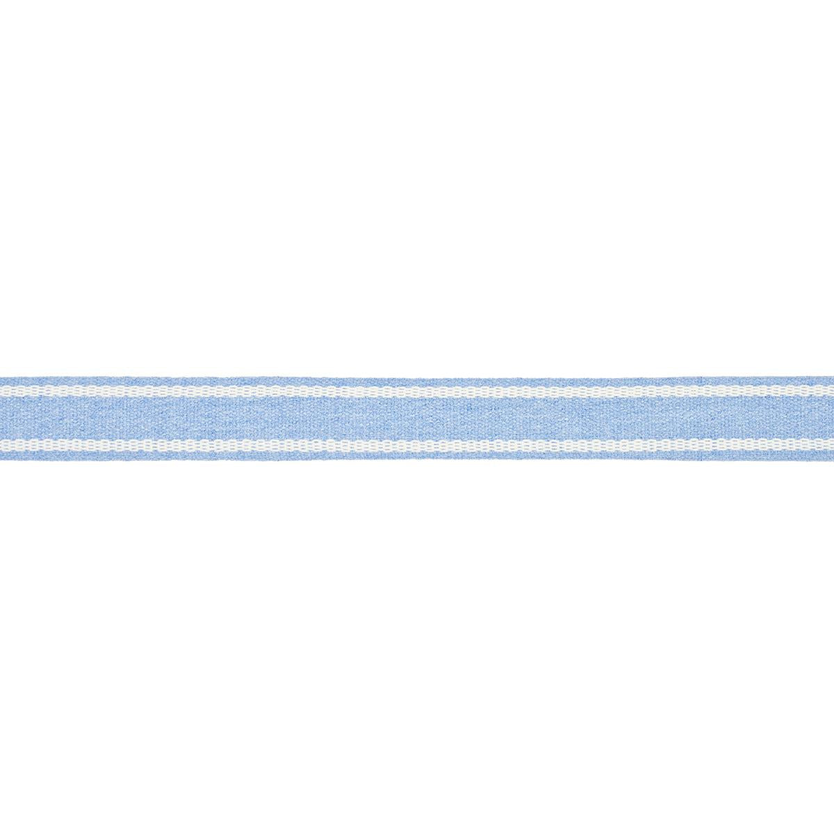 Schumacher Sullivan Tape Narrow Indoor/Outdoor Blue Trim