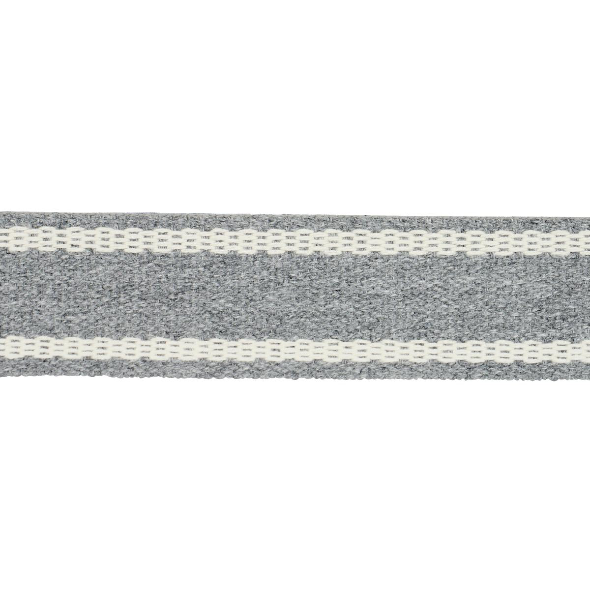 Schumacher Sullivan Tape Narrow Indoor/Outdoor Grey Trim
