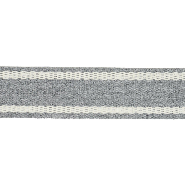 Schumacher Sullivan Tape Narrow Indoor/Outdoor Grey Trim