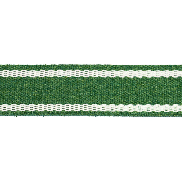 Schumacher Sullivan Tape Narrow Indoor/Outdoor Green Trim