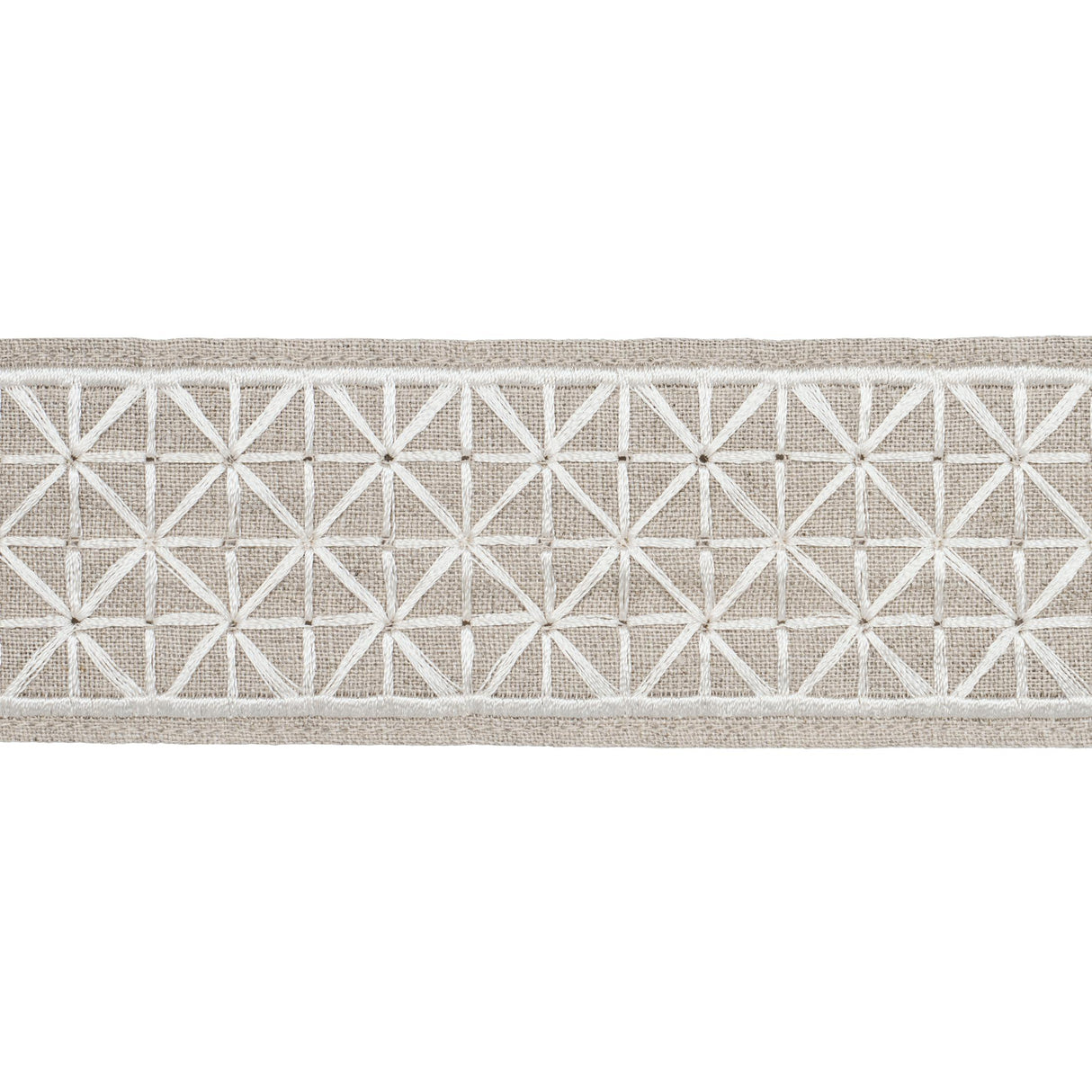 Schumacher Ivory On Natural Directoire Tape Narrow