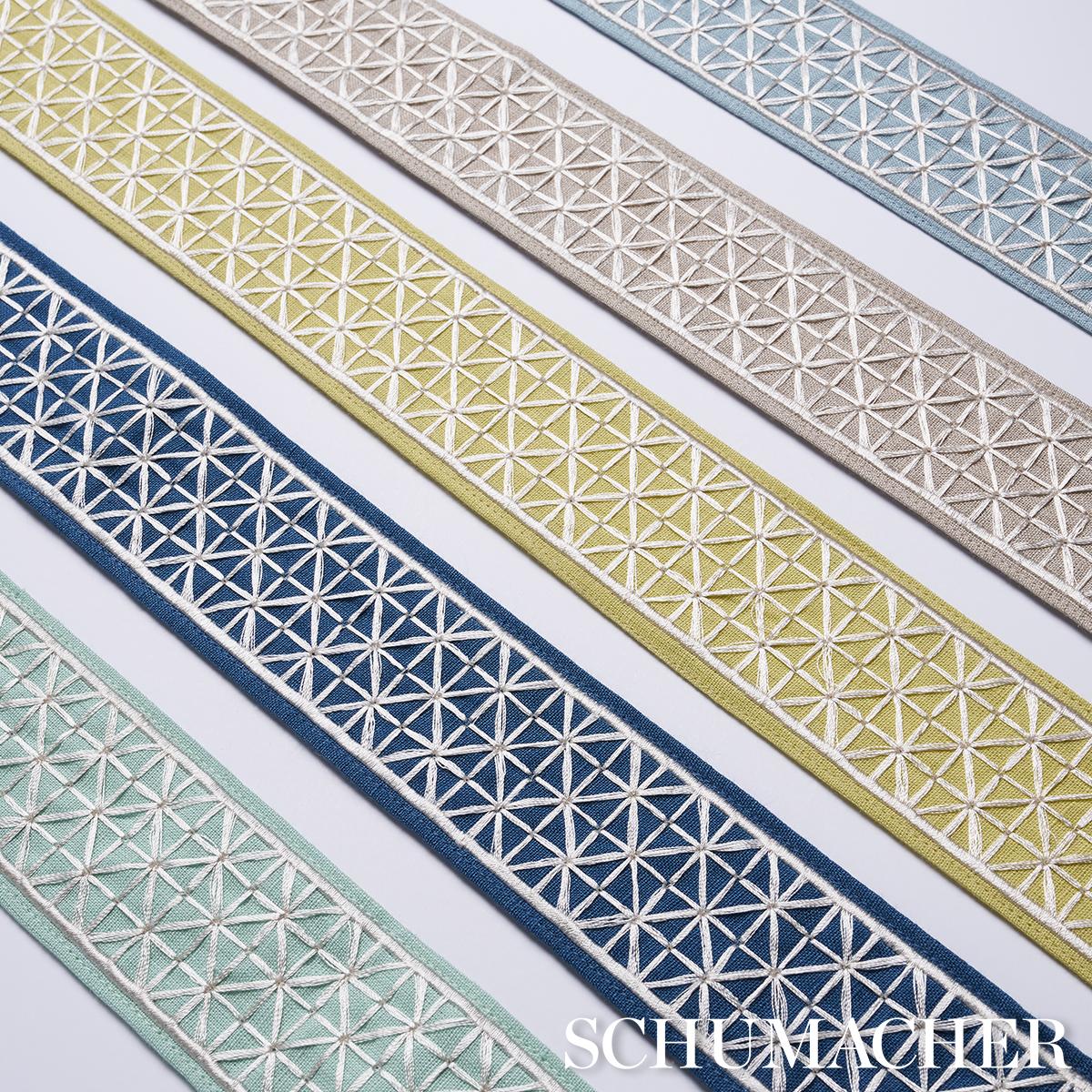 Schumacher Ivory On Natural Directoire Tape Narrow
