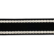 Schumacher Sullivan Tape Narrow Indoor/Outdoor Black Trim