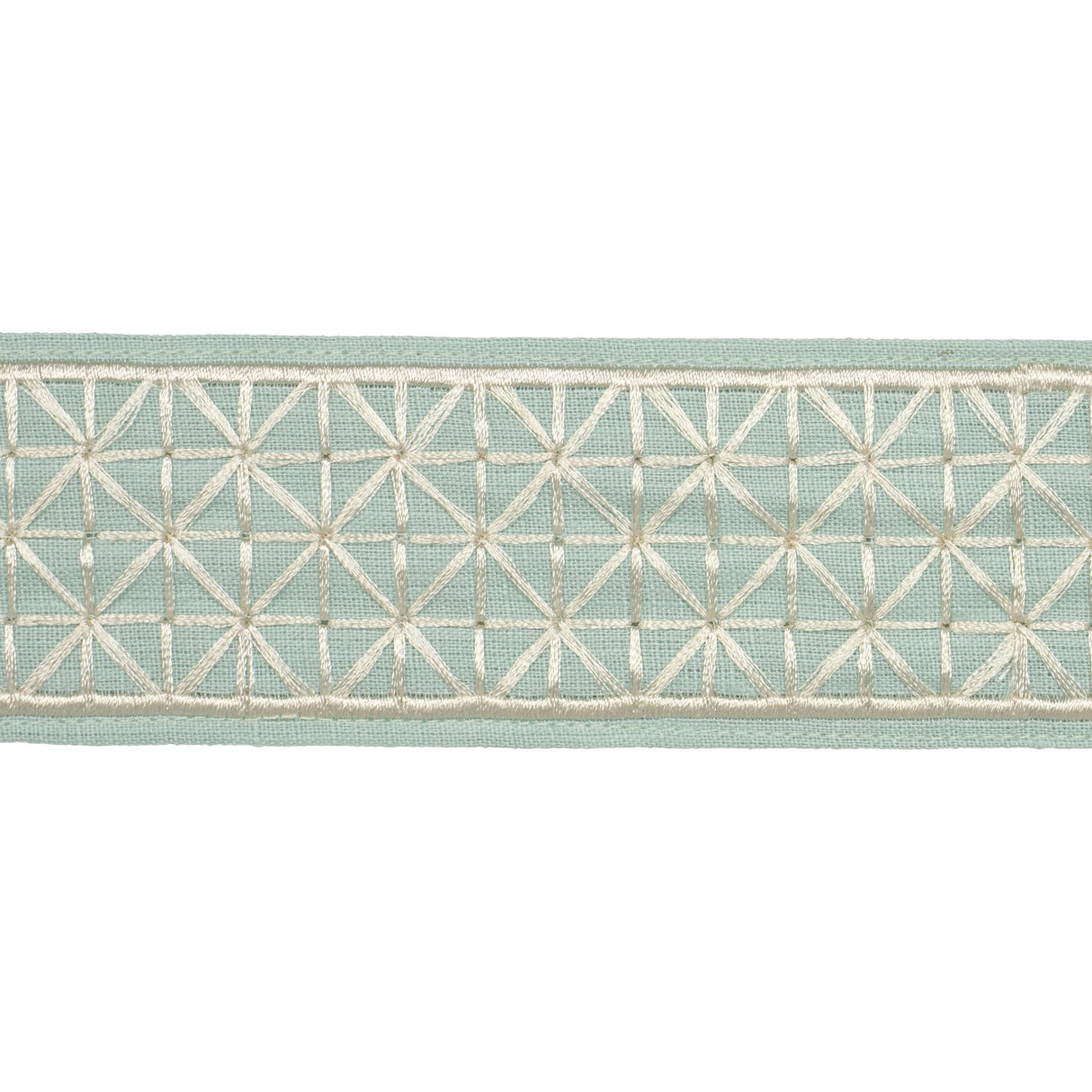 Schumacher Teal Directoire Tape Narrow