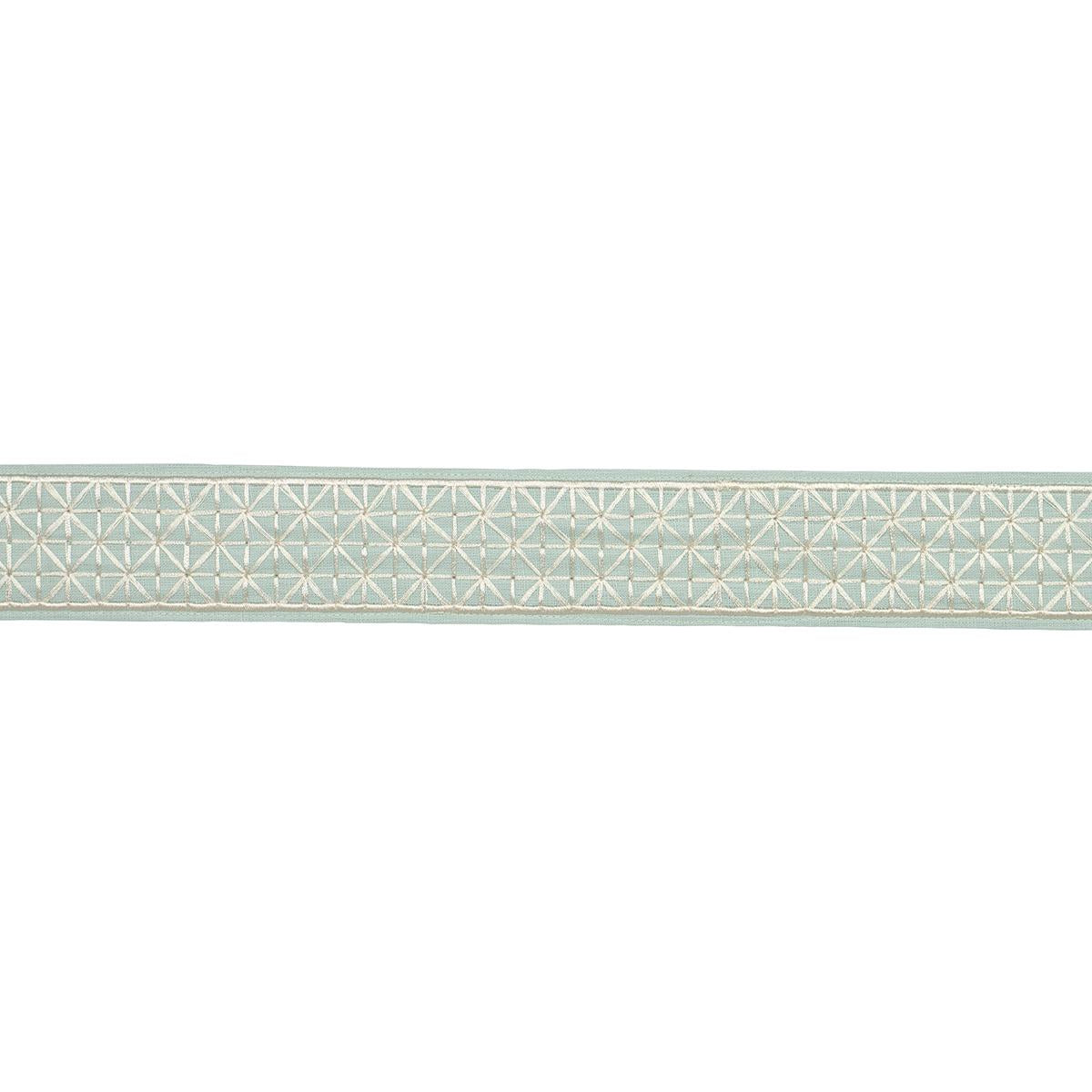 Schumacher Teal Directoire Tape Narrow