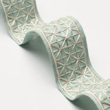 Schumacher Teal Directoire Tape Narrow