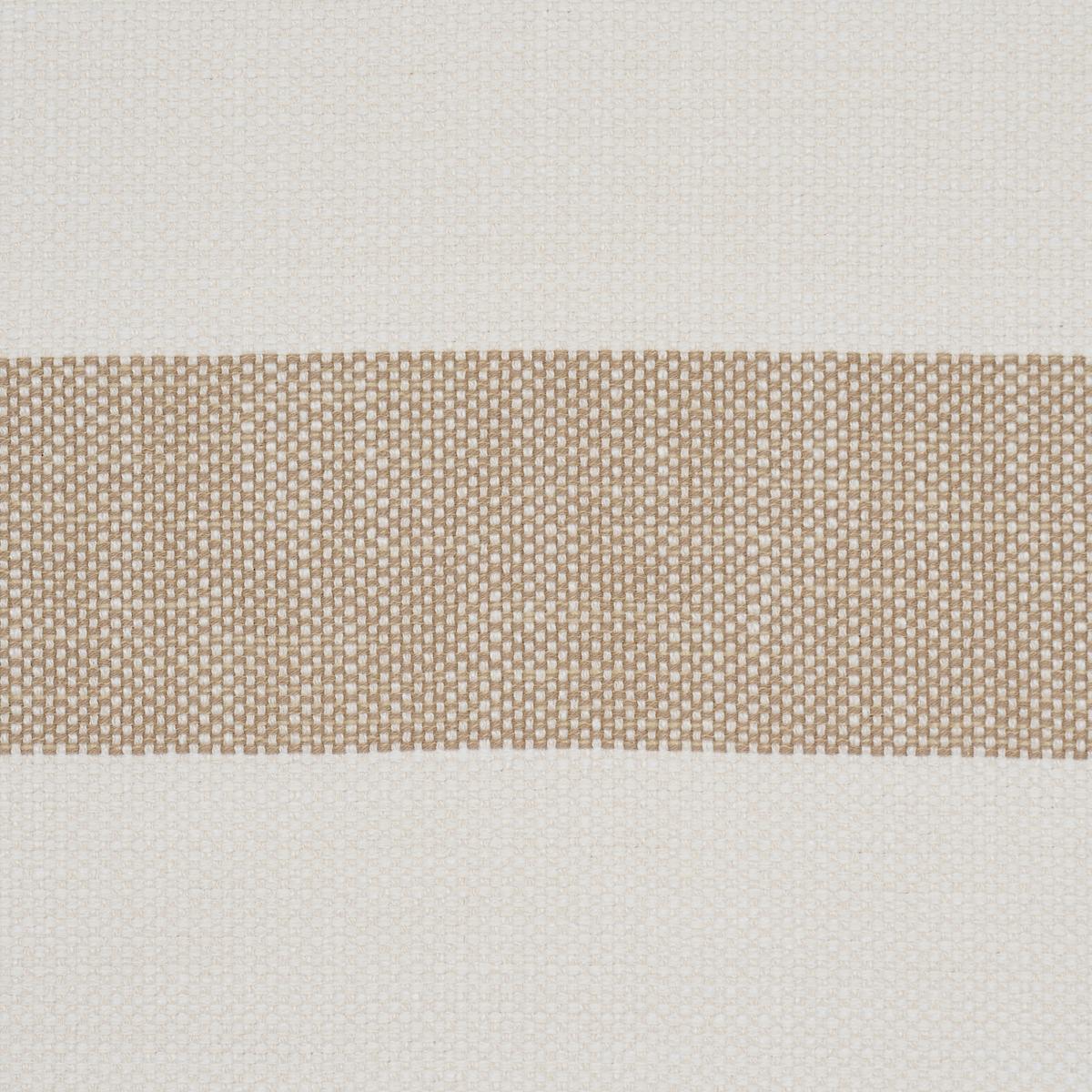 Schumacher Desert Wide Stripe Sand Fabric