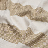 Schumacher Desert Wide Stripe Sand Fabric