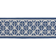 Schumacher Bleu Marine Directoire Tape Narrow