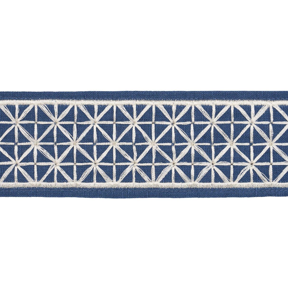 Schumacher Bleu Marine Directoire Tape Narrow