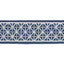 Schumacher Bleu Marine Directoire Tape Narrow