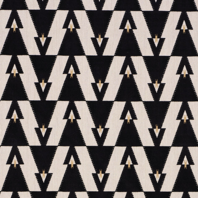 Schumacher Kalido Velvet Onyx Fabric
