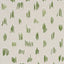 Schumacher Meadow Button Hand Embroidery Neutral Fabric