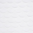 Schumacher Prep School Hand Pieced Scallop White Fabric