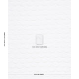 Schumacher Prep School Hand Pieced Scallop White Fabric