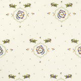 Schumacher Backdrop X Schumacher Reptilia Embroidery Bright Multi On Ivory Fabric