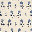 Schumacher Backdrop X Schumacher Rhinestone Cowboy Embroidery Navy Fabric