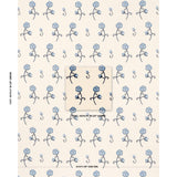 Schumacher Backdrop X Schumacher Rhinestone Cowboy Embroidery Navy Fabric