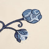 Schumacher Backdrop X Schumacher Rhinestone Cowboy Embroidery Navy Fabric