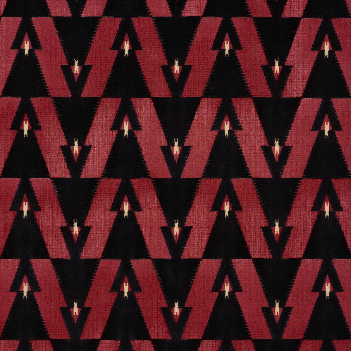 Schumacher Kalido Velvet Ladybird Fabric