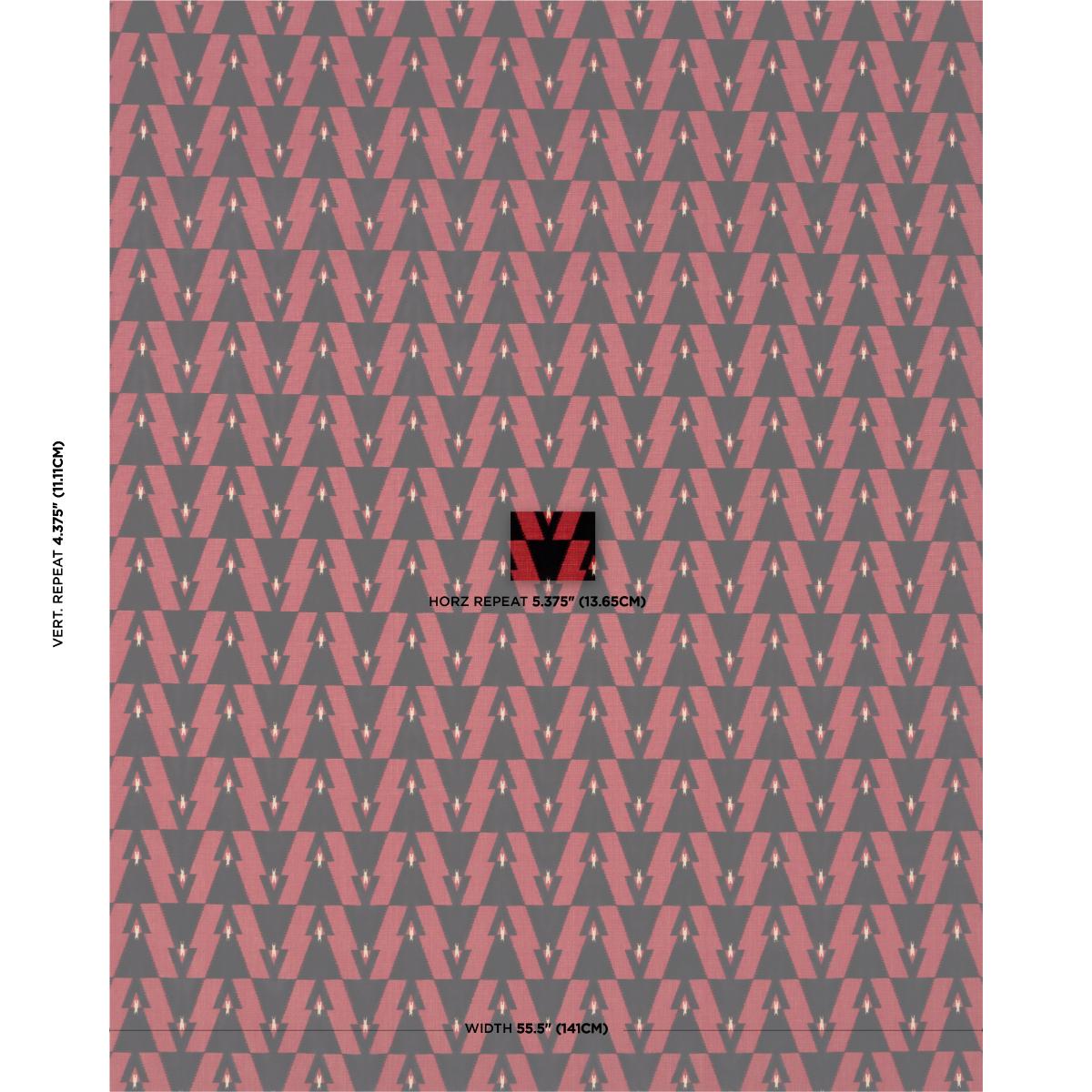 Schumacher Kalido Velvet Ladybird Fabric