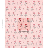 Schumacher Backdrop X Schumacher Rhinestone Cowboy Embroidery Pink Fabric