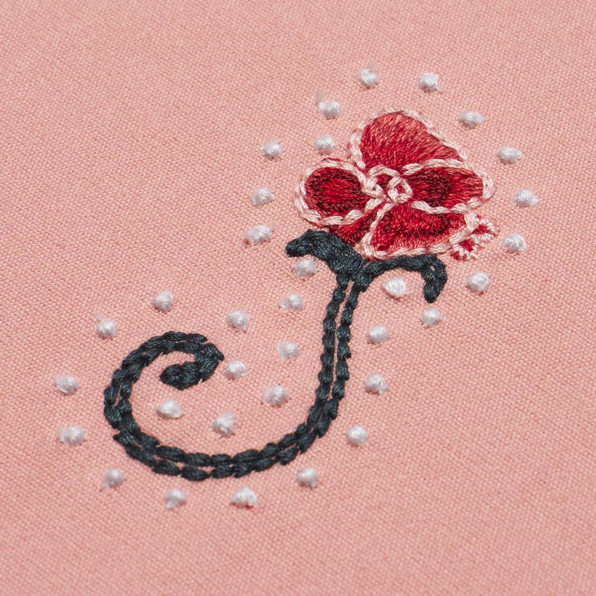 Schumacher Backdrop X Schumacher Rhinestone Cowboy Embroidery Pink Fabric