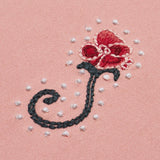 Schumacher Backdrop X Schumacher Rhinestone Cowboy Embroidery Pink Fabric