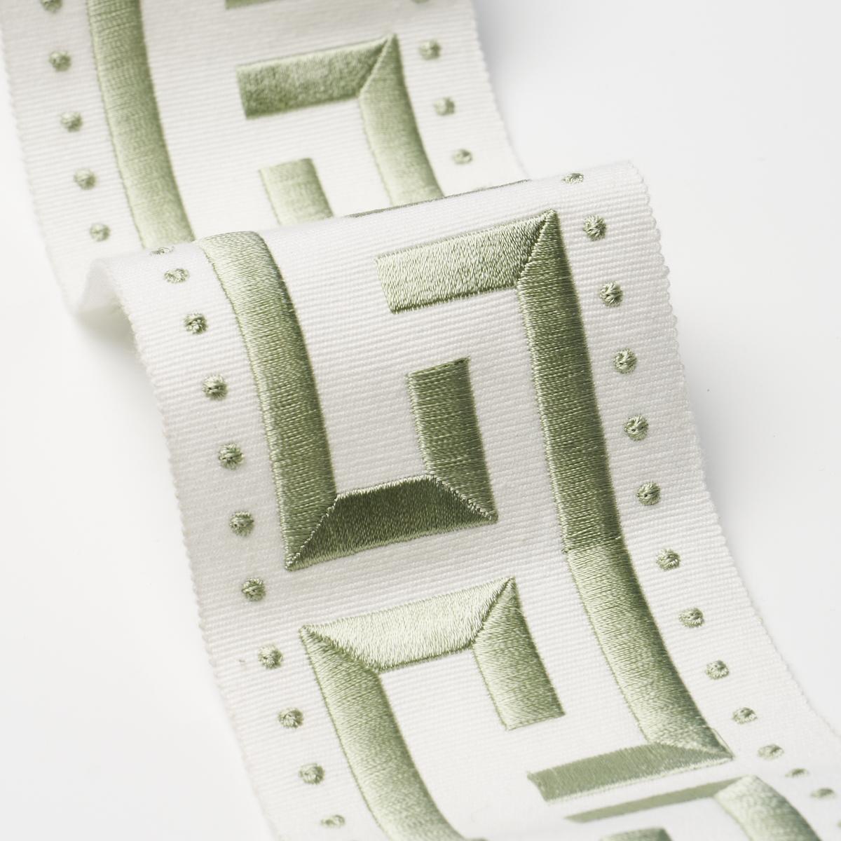 Schumacher Celadon Margo Fret