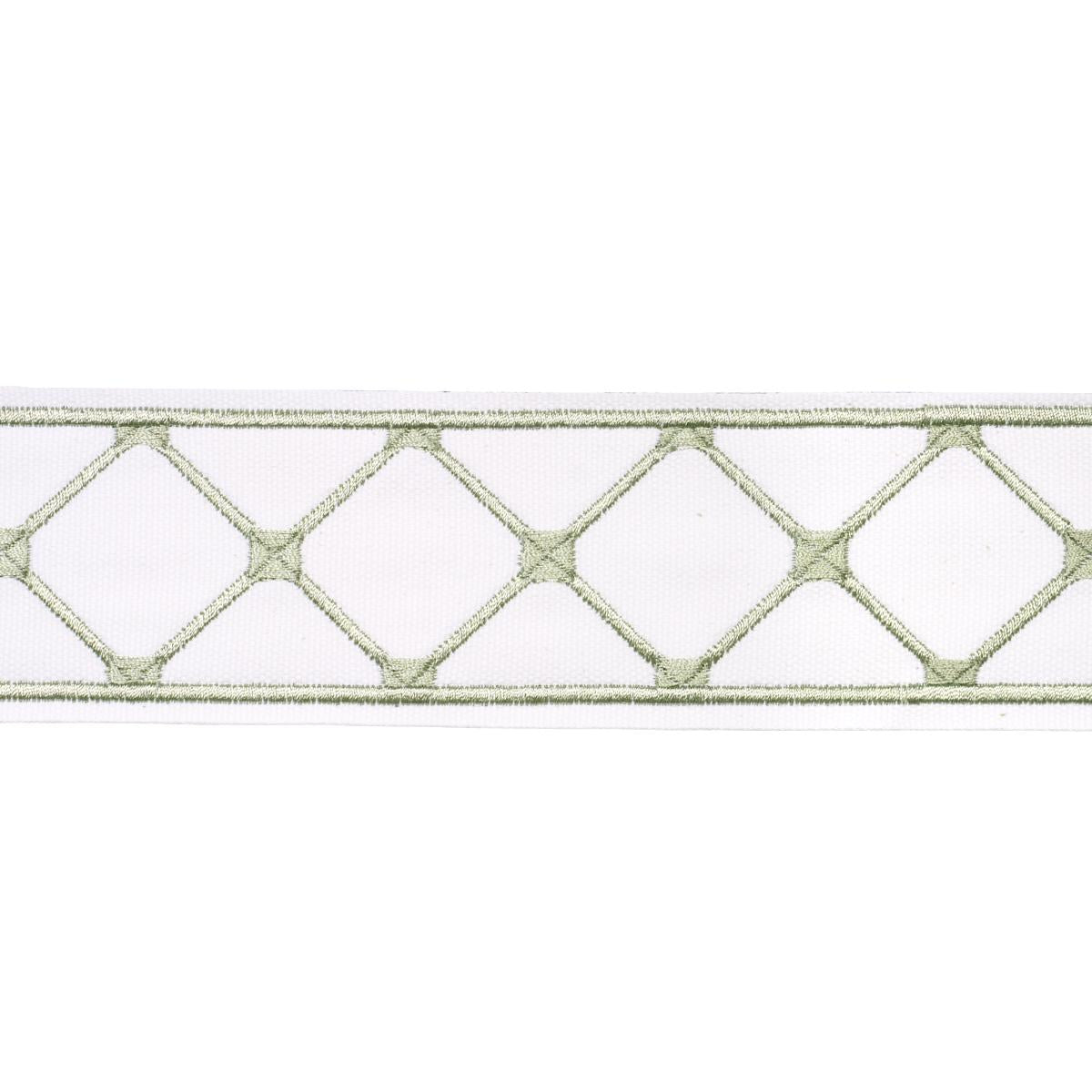 Schumacher Parisian Bamboo Celadon Trim