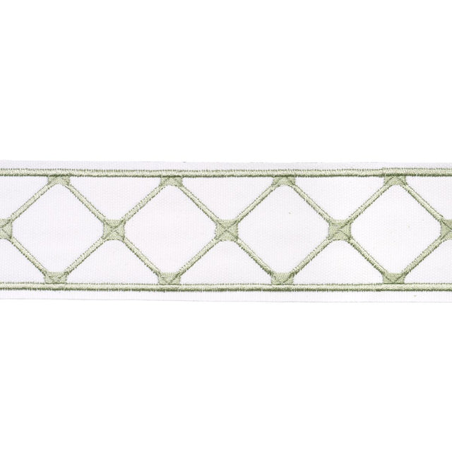 Schumacher Parisian Bamboo Celadon Trim
