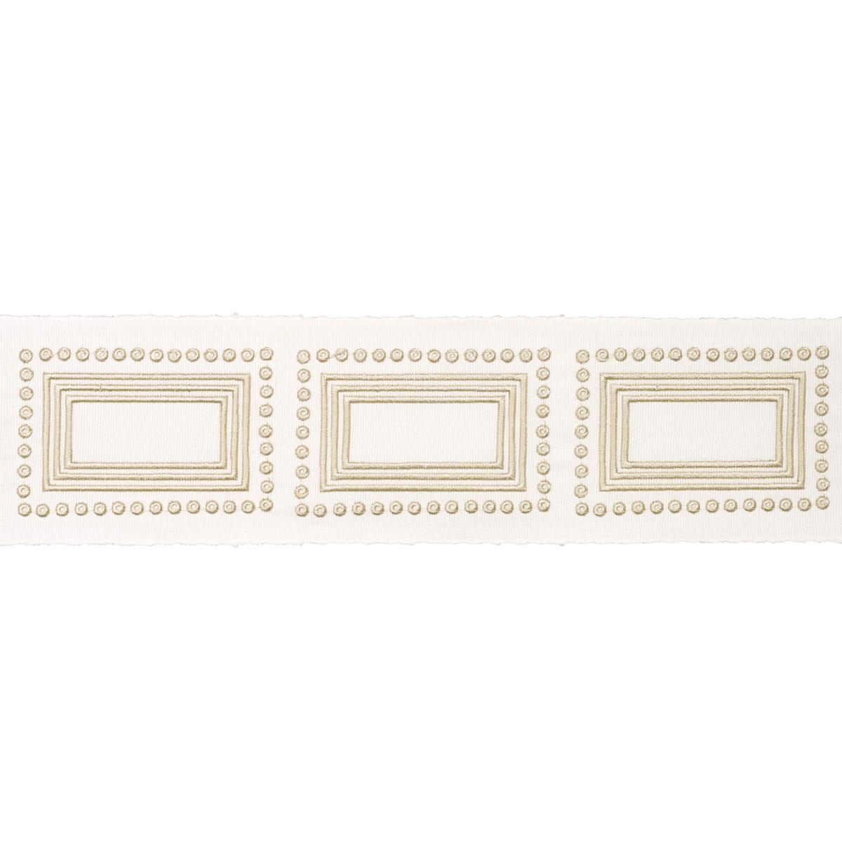 Schumacher Porte Parisien Ivory Trim