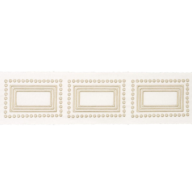 Schumacher Porte Parisien Ivory Trim