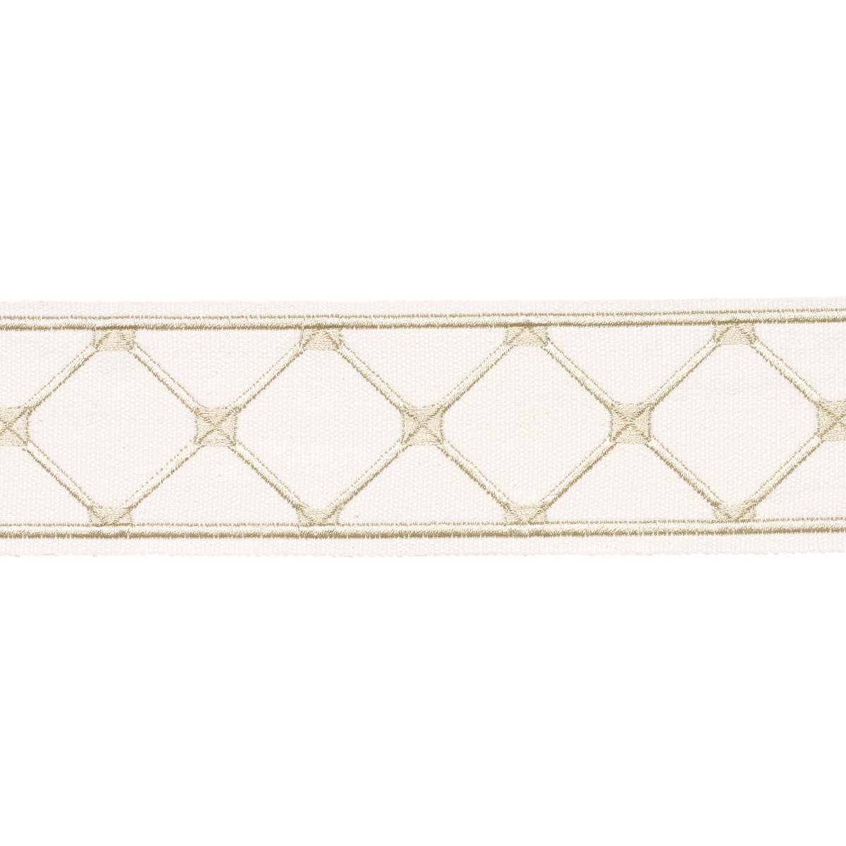 Schumacher Parisian Bamboo Ivory Trim