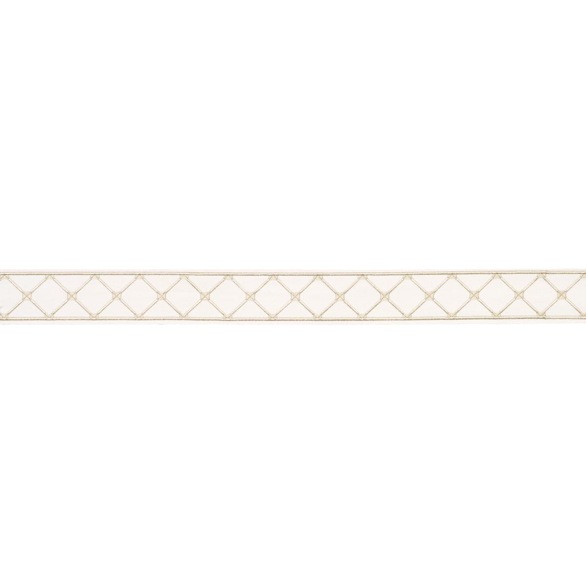 Schumacher Parisian Bamboo Ivory Trim
