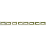Schumacher Porte Parisien Green Trim