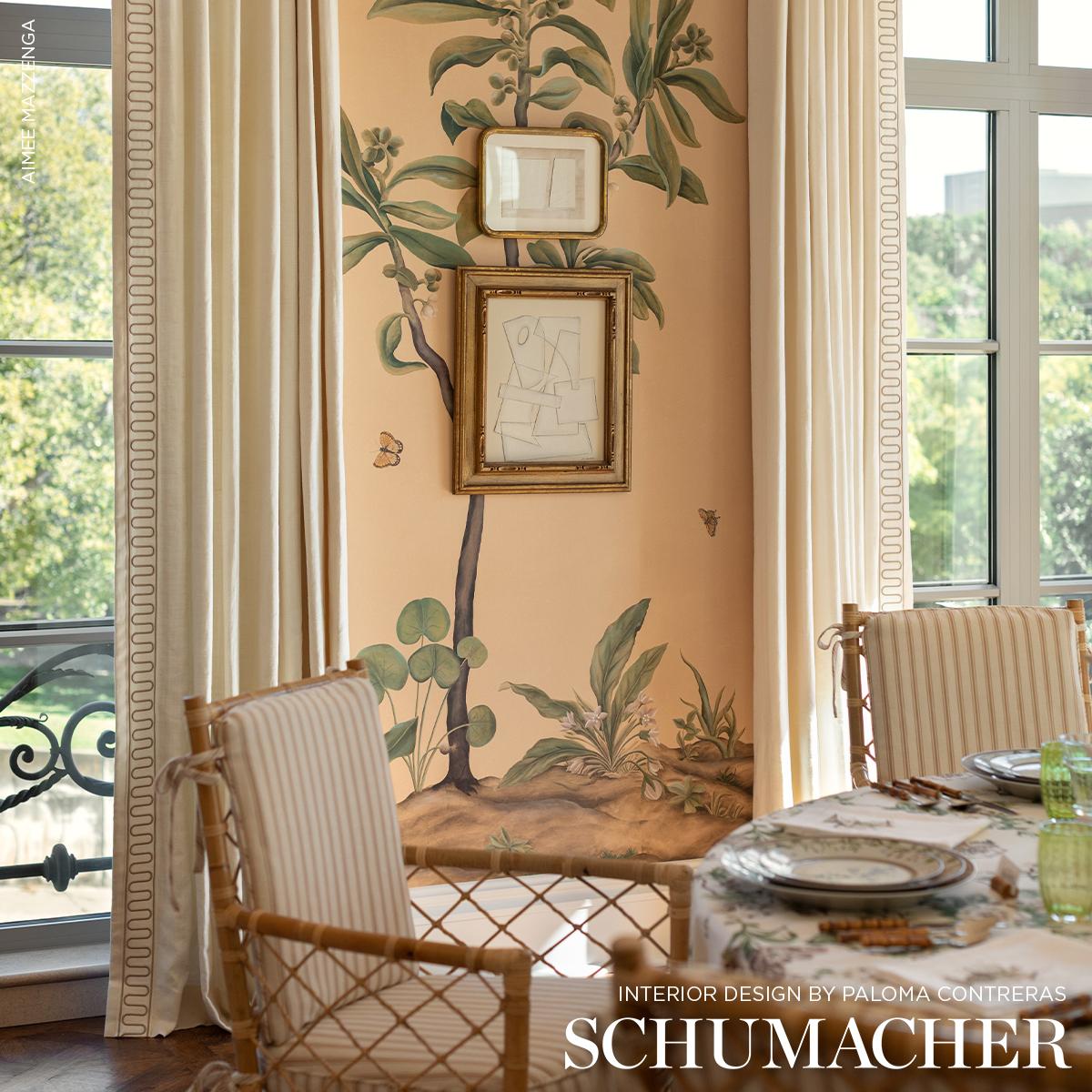 Schumacher Ivory Royere Scroll
