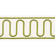 Schumacher Green Royere Scroll