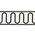Schumacher Black Royere Scroll