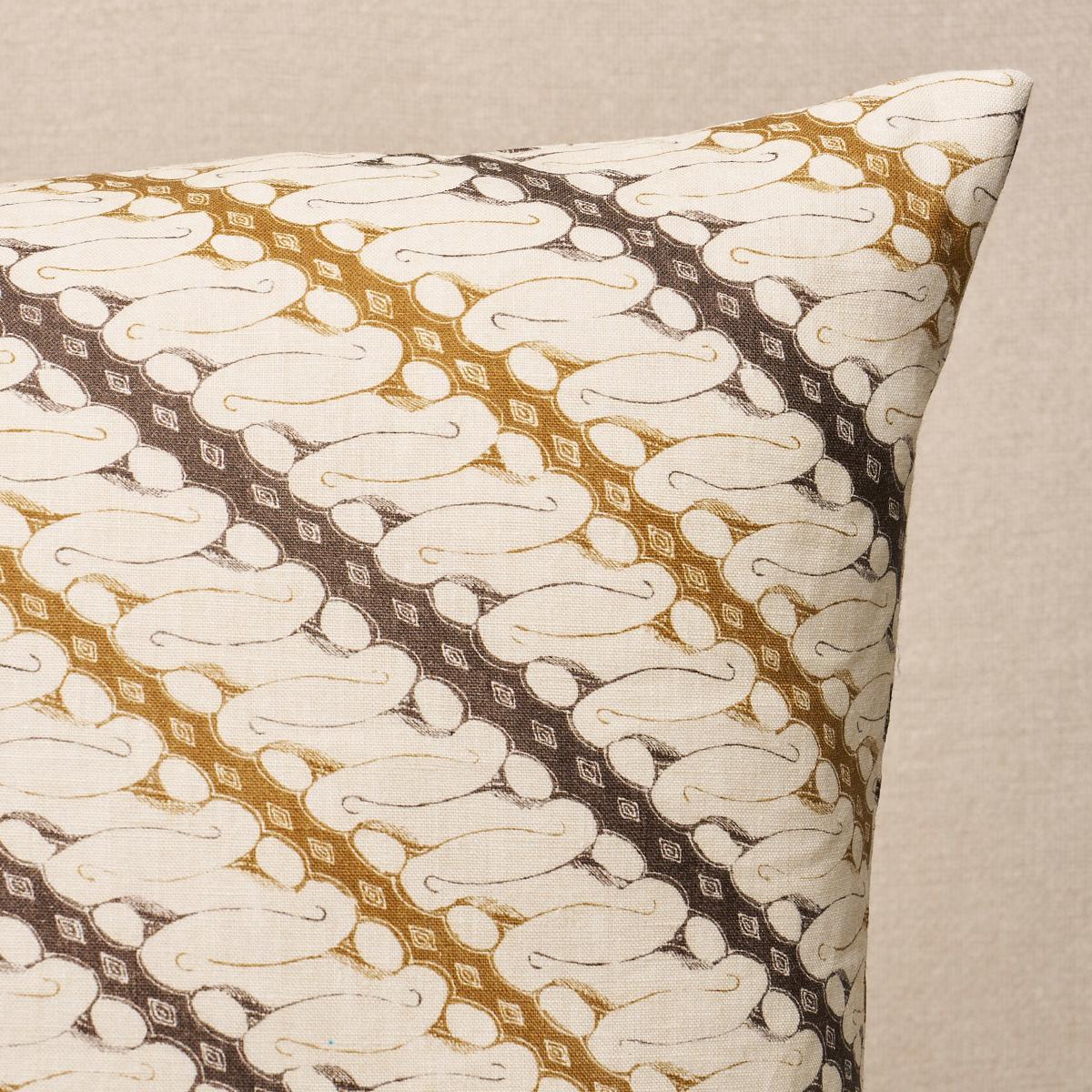 Schumacher Brown 22" x 22" Ronnie Pillow