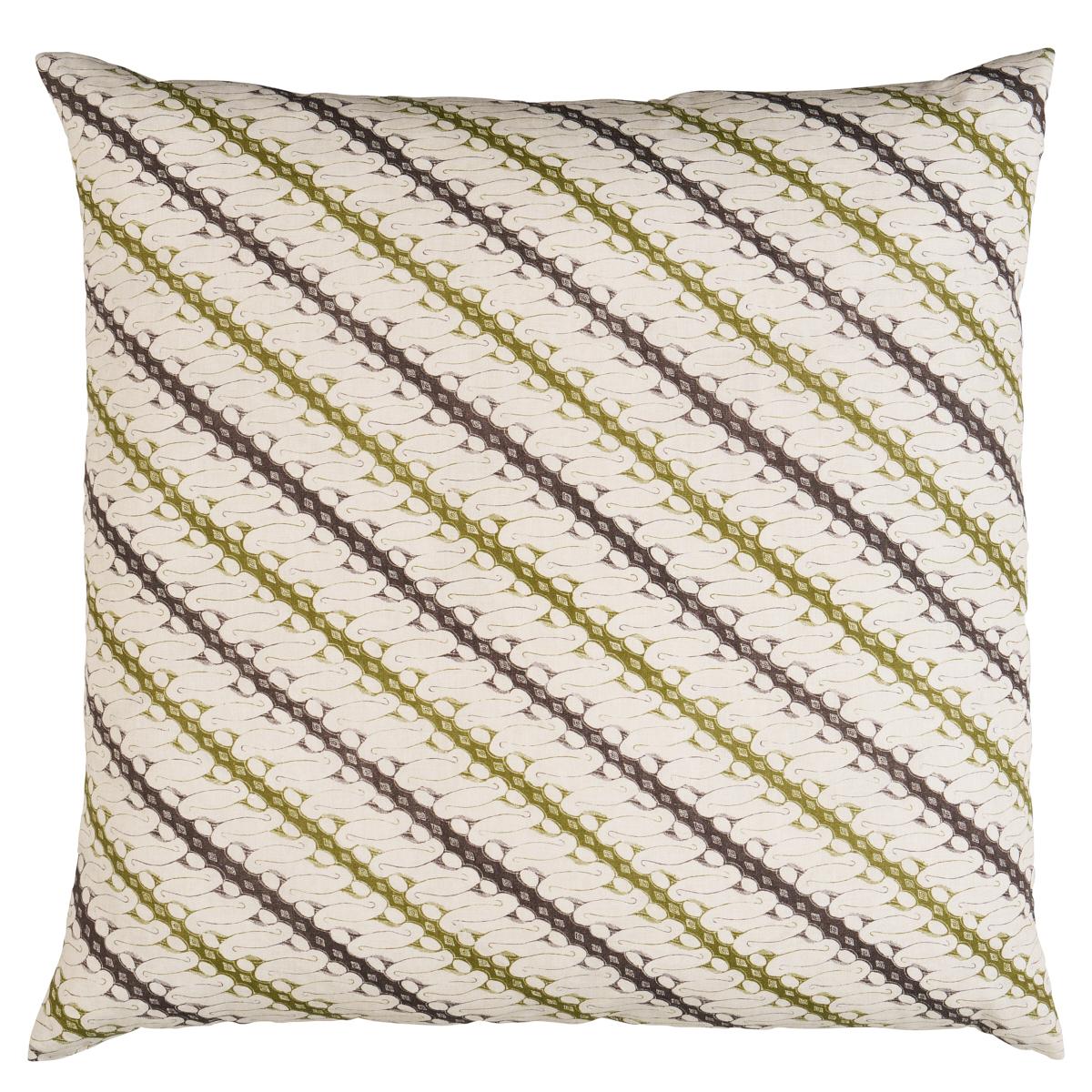Schumacher Green 22" x 22" Ronnie Pillow