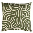 Schumacher Olive 22" x 22" Backdrop X Schumacher New Beat Pillow