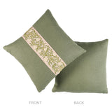 Schumacher Leaf & Blush 16" x 16" Ashoka Pillow