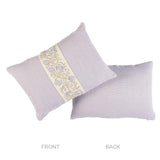 Schumacher Lilac & Cream 11" x 16" Ashoka Pillow